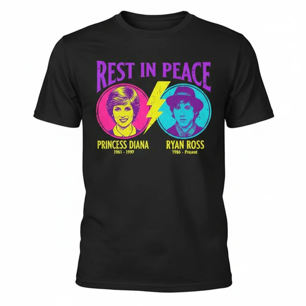 Princess Diana & Ryan Ross "Rest In Peace" Essential T-Shirt