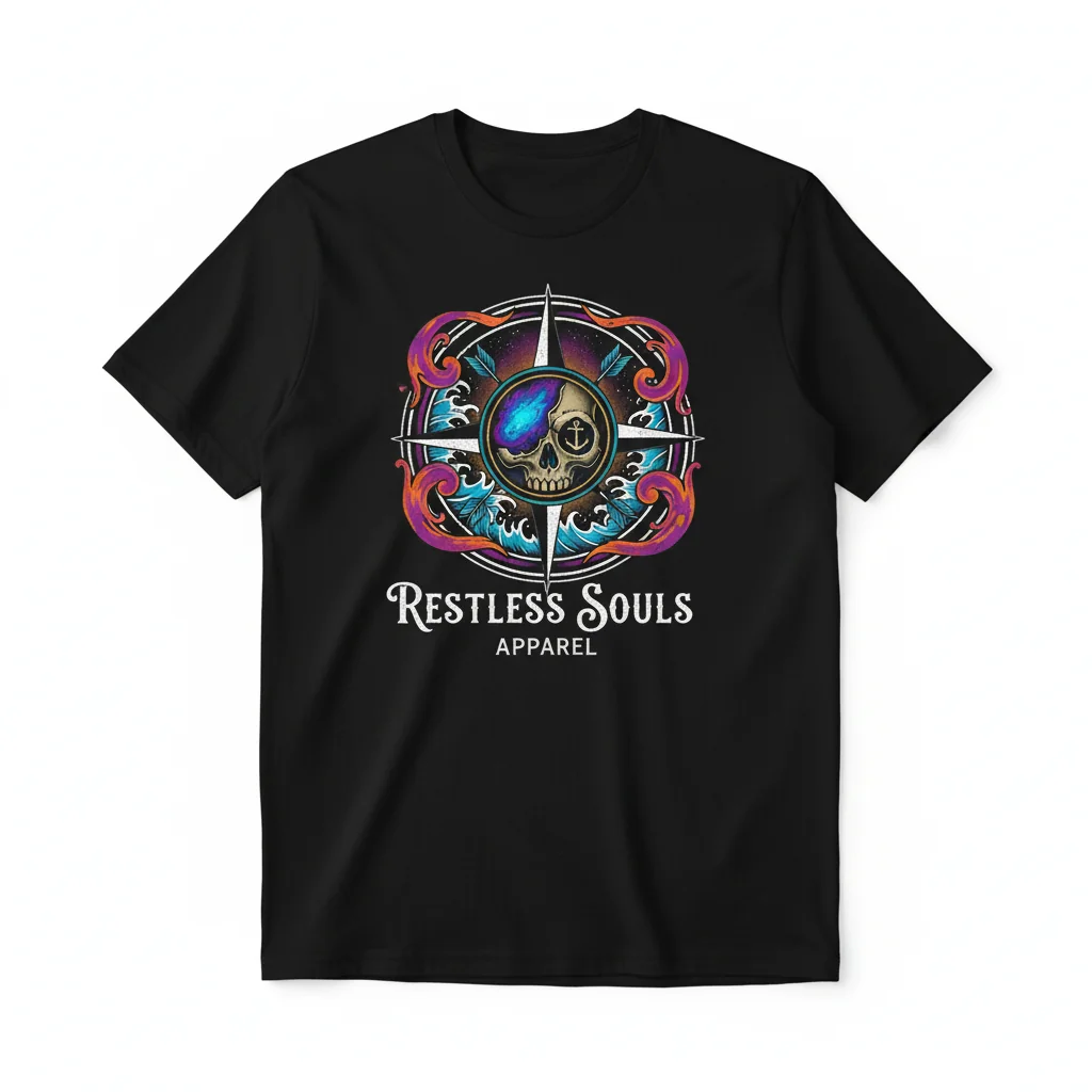 RESTLESS SOULS Apparel Essential T-Shirt – Premium Cotton Tee for Men & Women