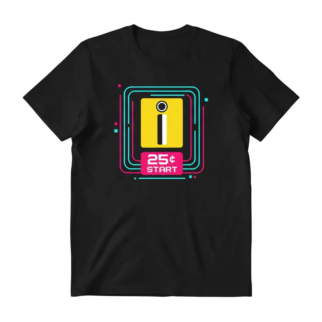 25 Cents Arcade Vibe Tee