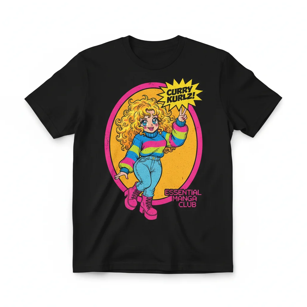 Retro Manga Girl Essential T-Shirt: Lasting Style, Perfect Fit, Zero Fade
