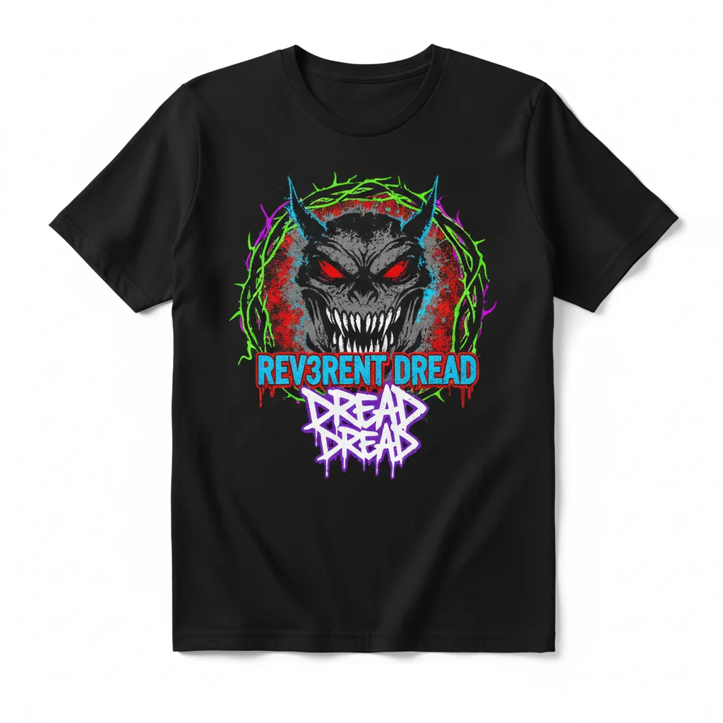 Rev3rent Dread Dread Dread Men's Graphic T-Shirt | 100% Cotton, Retail Fit