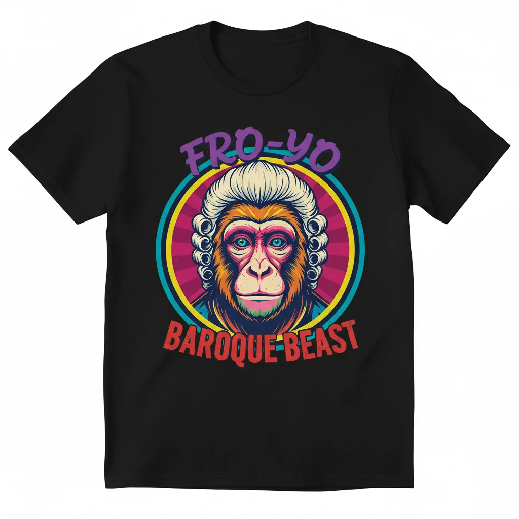 Rhesus Monkey in a Powdered Wig Essential T-Shirt: Unmatched Durability & Comfort