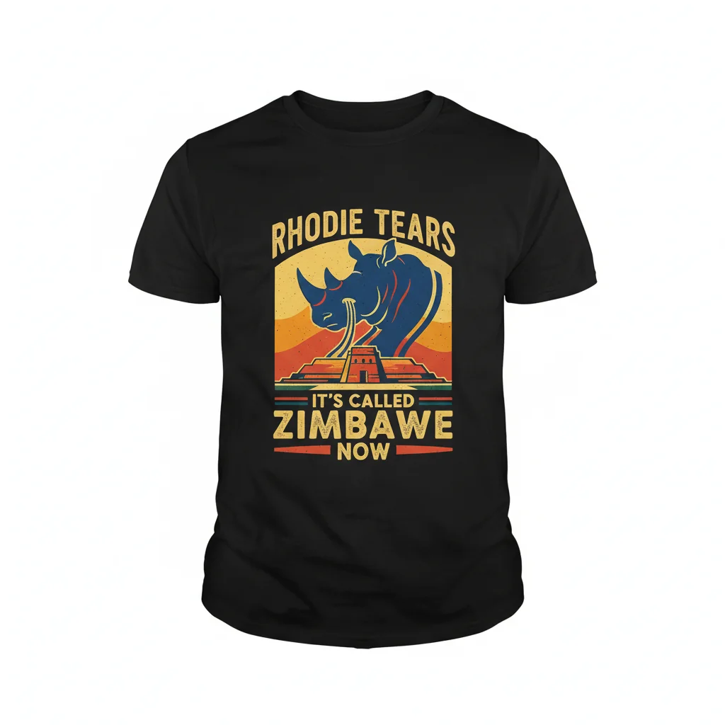 Rhodie Tears It's Called Zimbabwe Now - Premium Heritage Tee