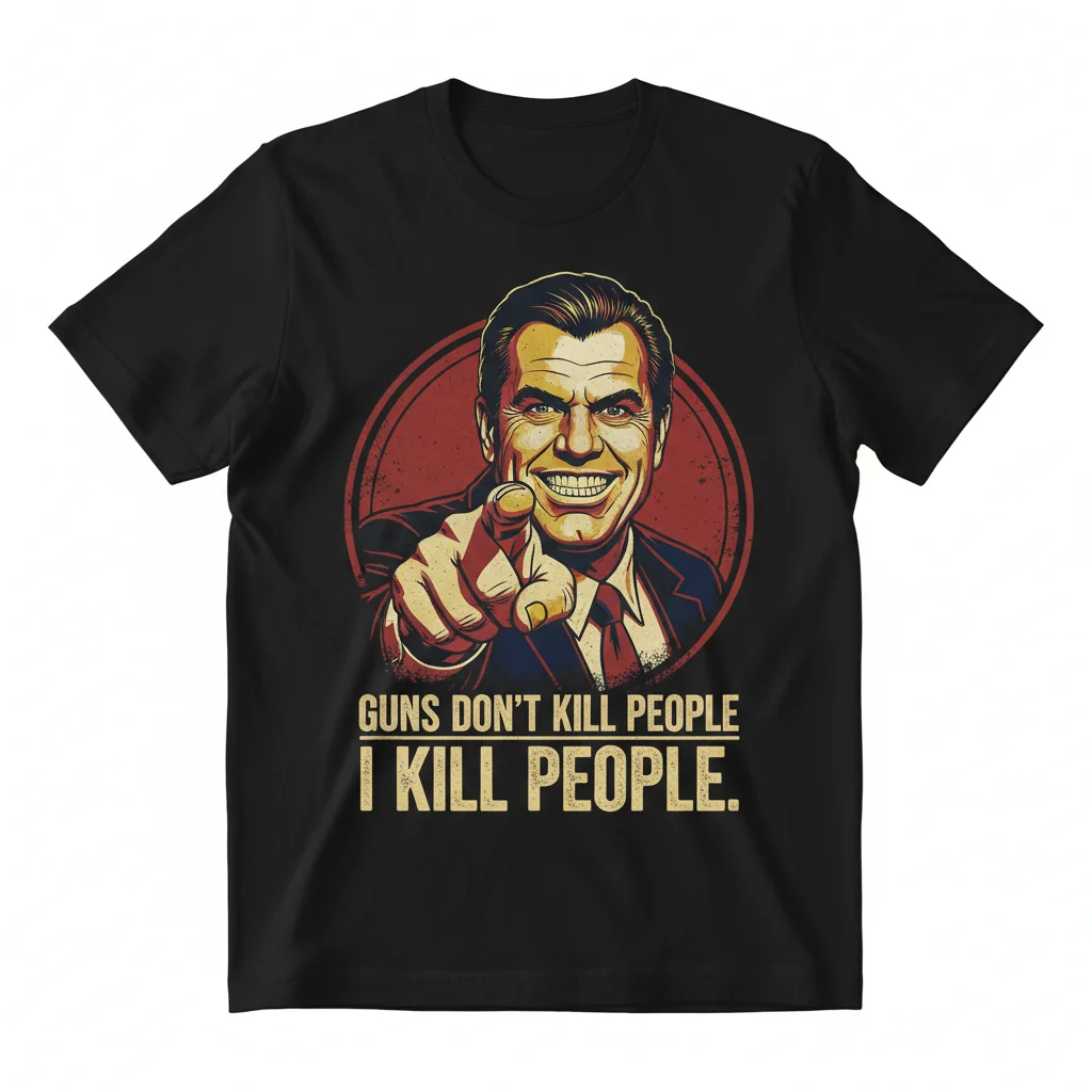 Richard Kiel Mr. Larson "Guns Don't Kill People I Kill People" Happy Gilmore Essential T-Shirt