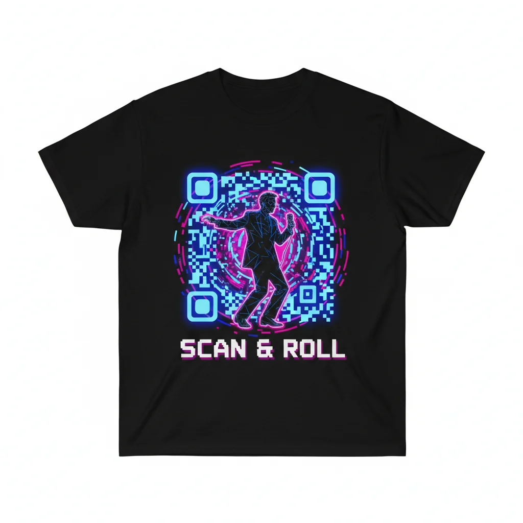 The Rick Rolled QR Code Tee