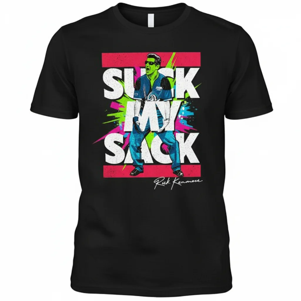 Rick Kenmore "Suck My Sack" Slogan T-Shirt - Essential Cotton Tee