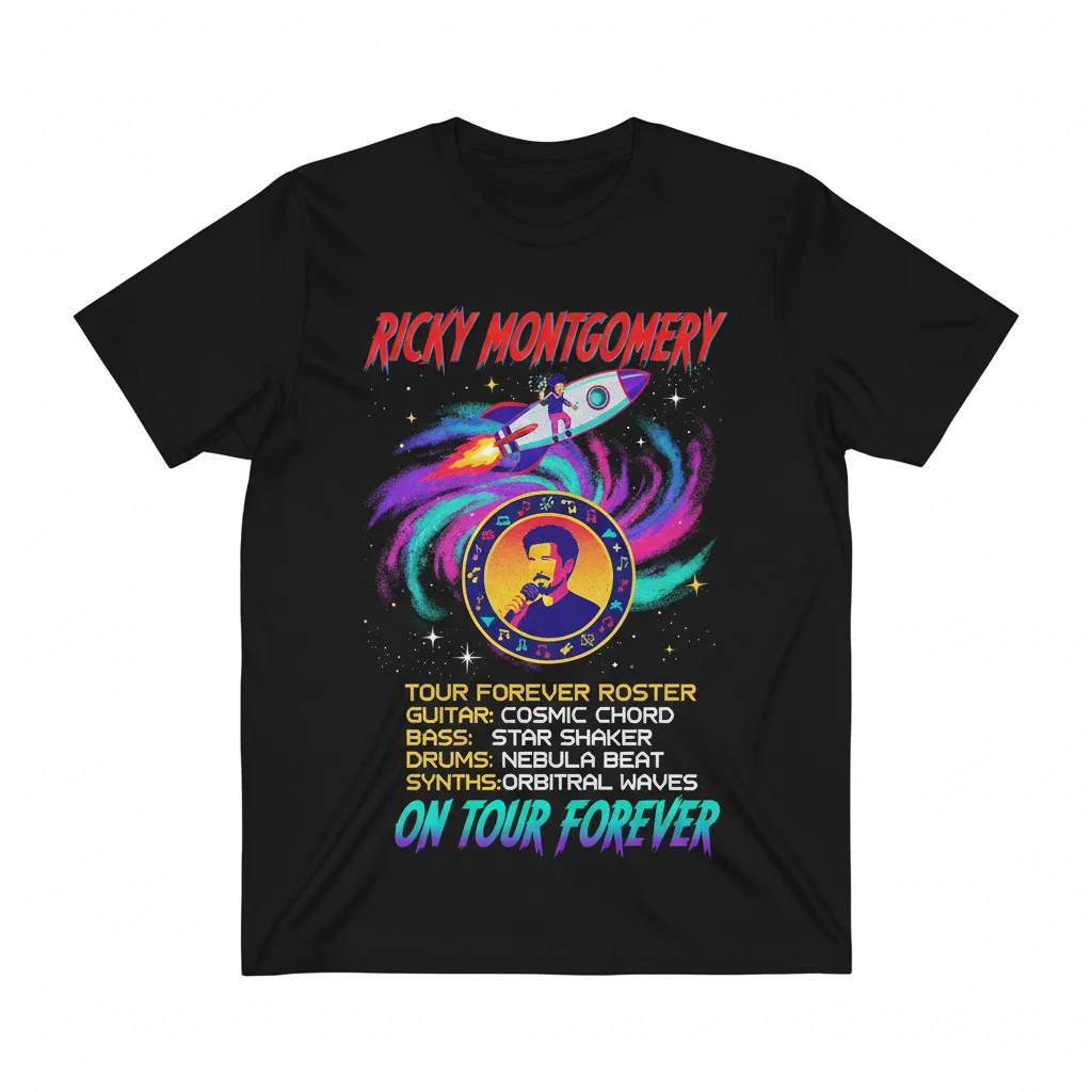 Ricky Montgomery On Tour Forever Roster Tee – Premium Fan Apparel