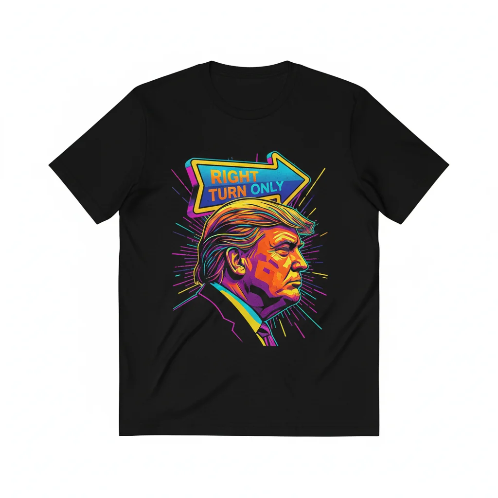 Right Turn Only Trump Tee: The Statement Drop