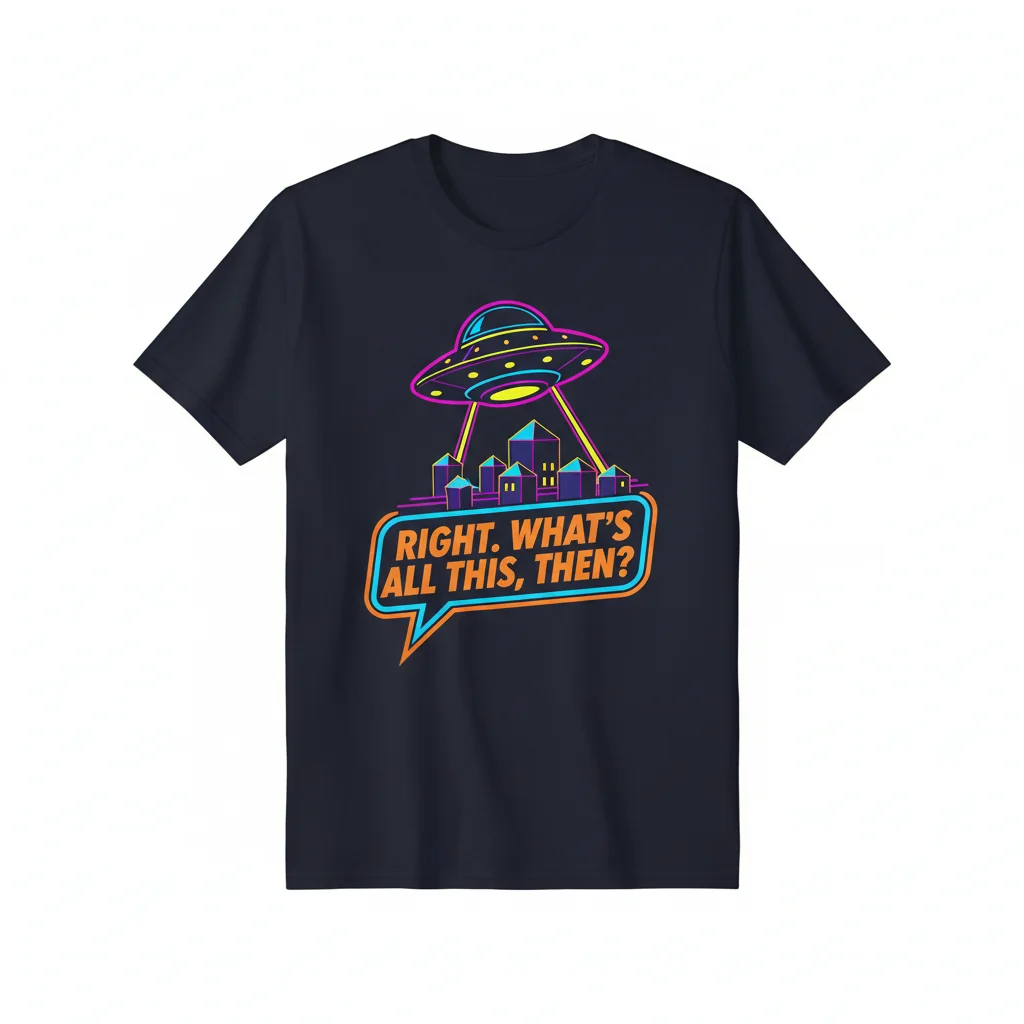 Right. What's All This, Then? Essential T-Shirt - Premium Cotton & Retail Fit Tee