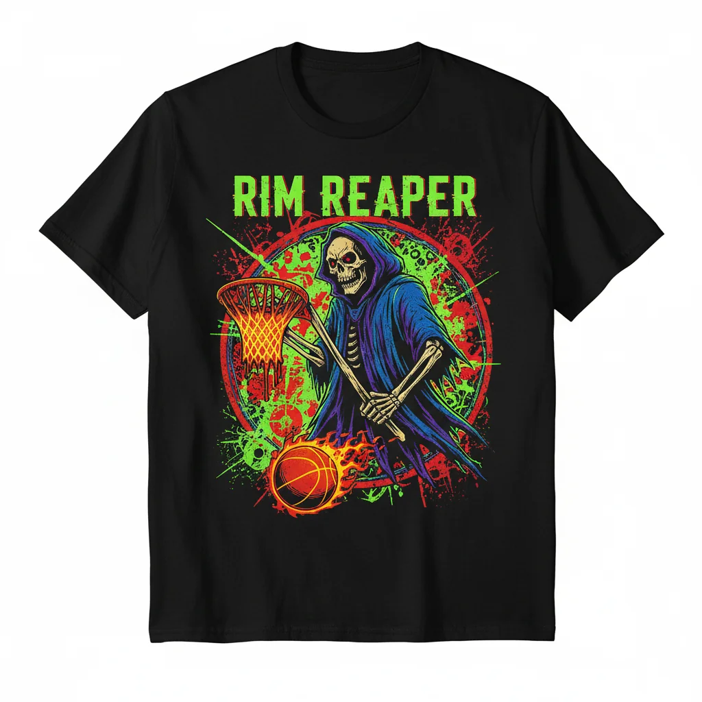 Rim Reaper Skeleton Shirt - Durable Comfort & Unmatched Style