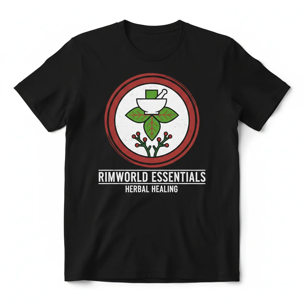Rimworld Herbal Medicine Essential T-Shirt - Gaming Apparel