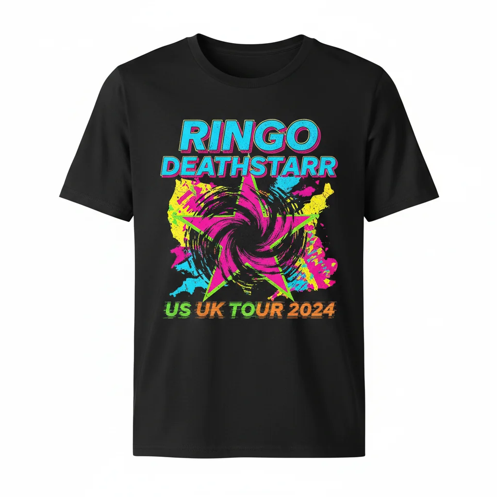 Ringo Deathstarr US UK Tour 2024 Shirt | Premium Unisex Fan Tee