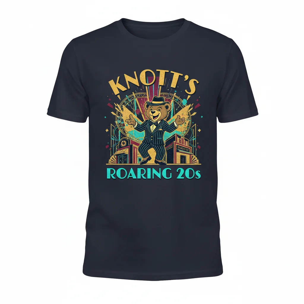 Roaring 20s - Knott's Berry Farm Essential T-Shirt: Style That Lasts