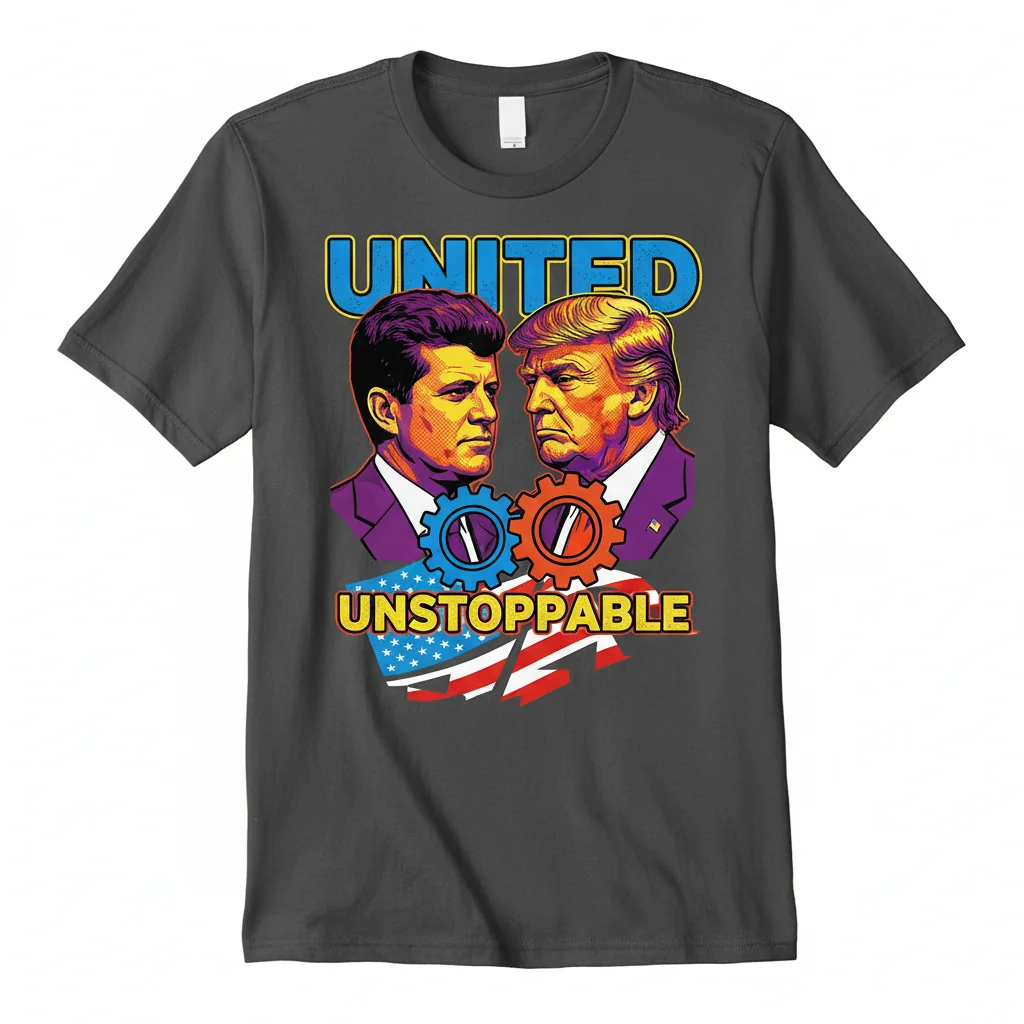 Robert F Kennedy Jr & Trump United Unstoppable T-Shirt - Premium Cotton Tee