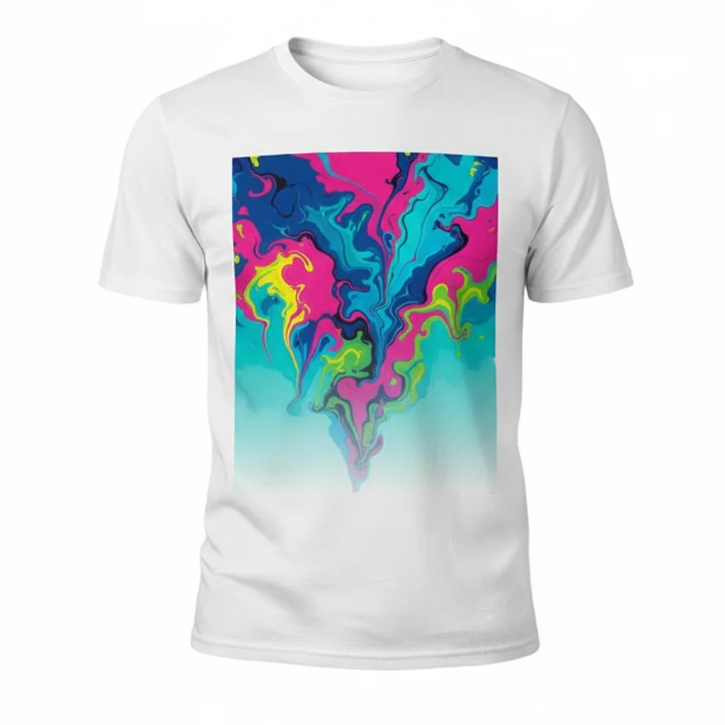 Robin's Egg Blue Ombre Gradient Essential Tee