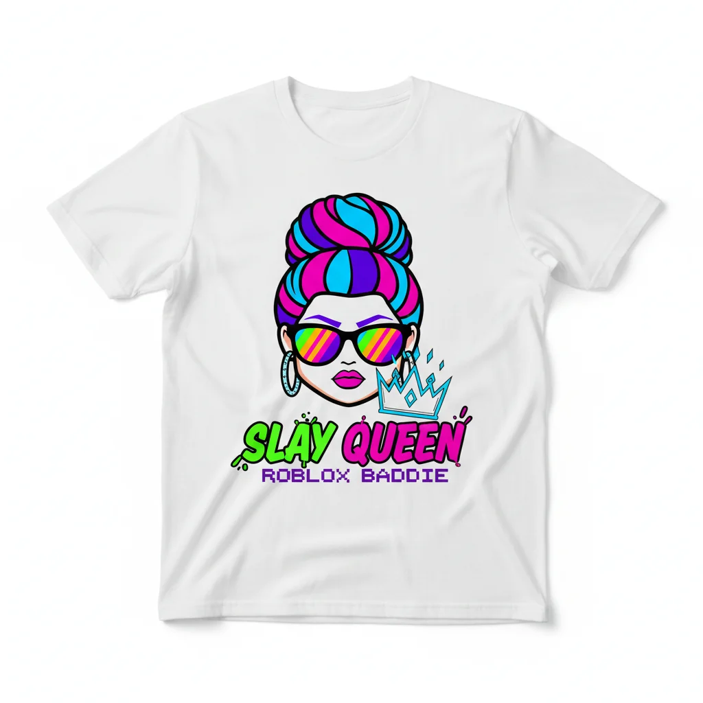 Roblox Baddie Slay Queen Essential Tee