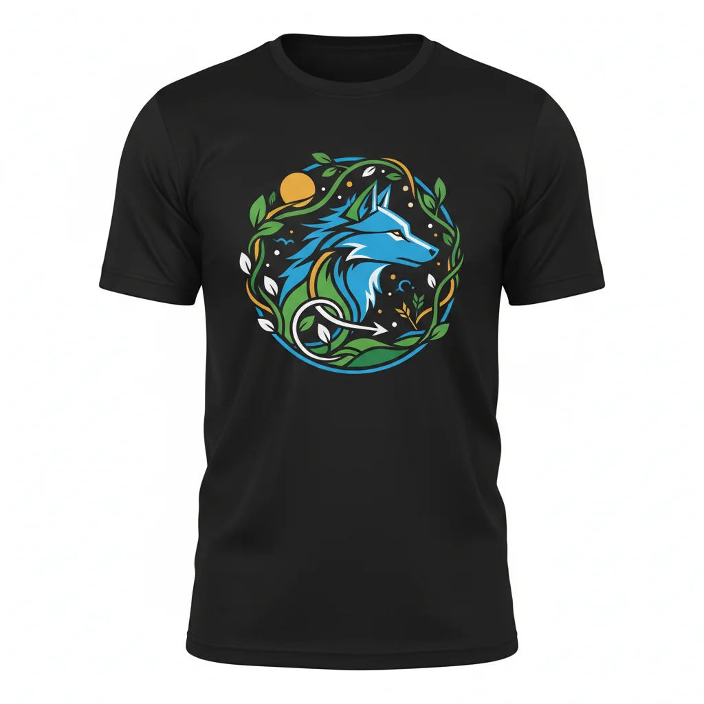 Robyn Wolf Form T-Shirt: Embrace Your Wild Spirit