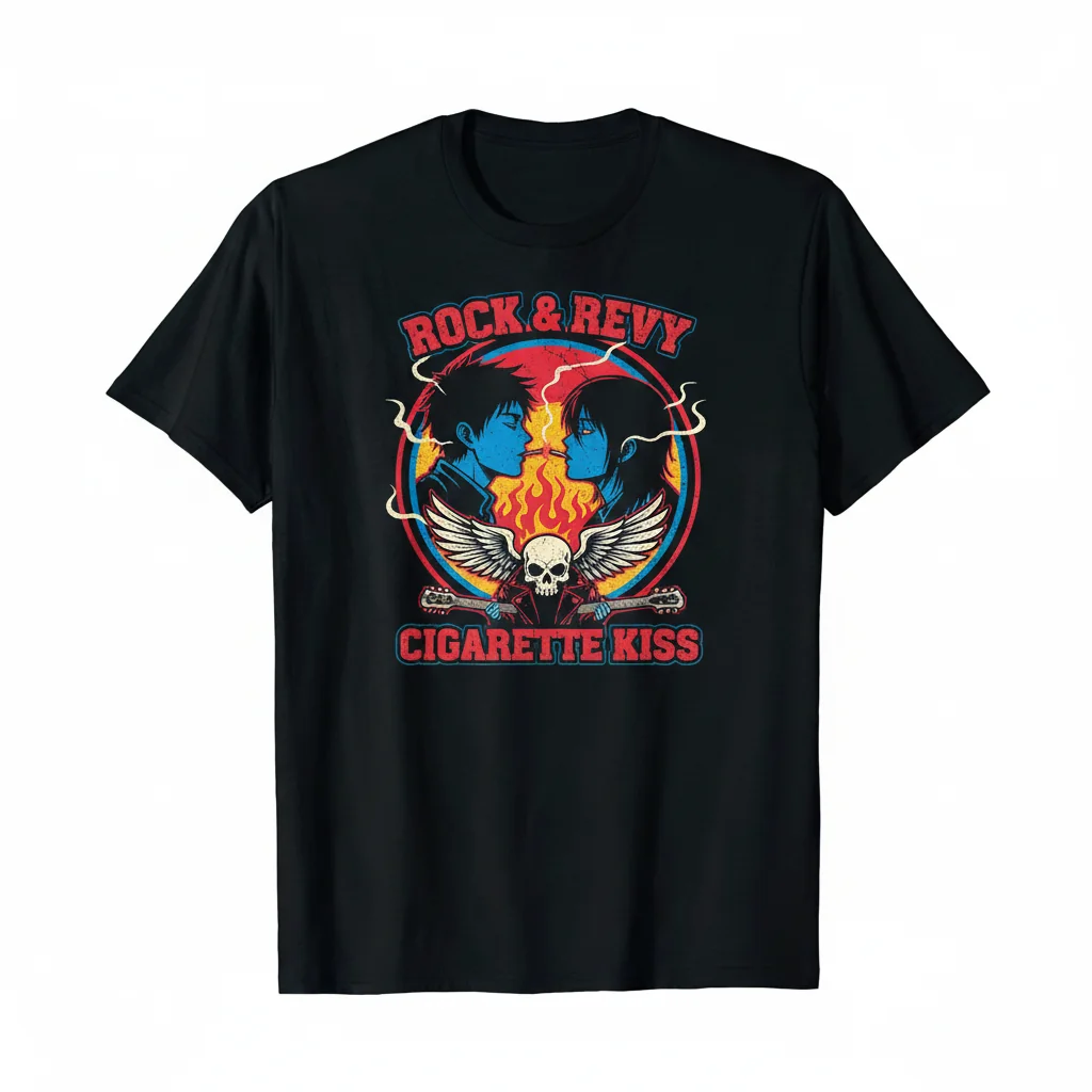 Rock And Revy: Cigarette Kiss Essential Tee