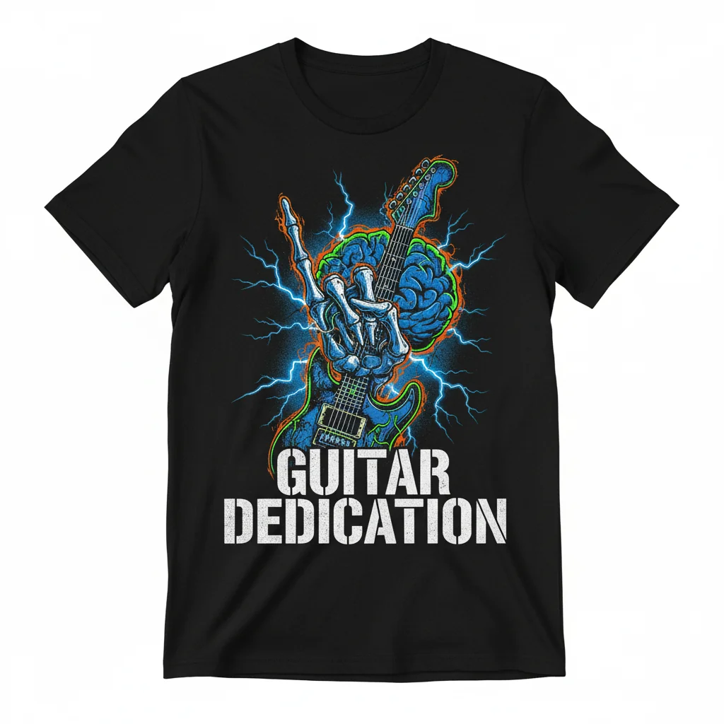 Rock And Roll Guitarded T-Shirt – Premium & Durable