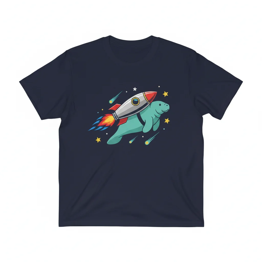 Rocket Manatee: Dreamer's Ascent Premium Tee