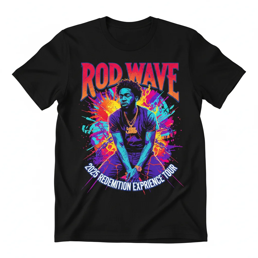Rod Wave Redemption Tour 2025 – The Experience Graphic Tee