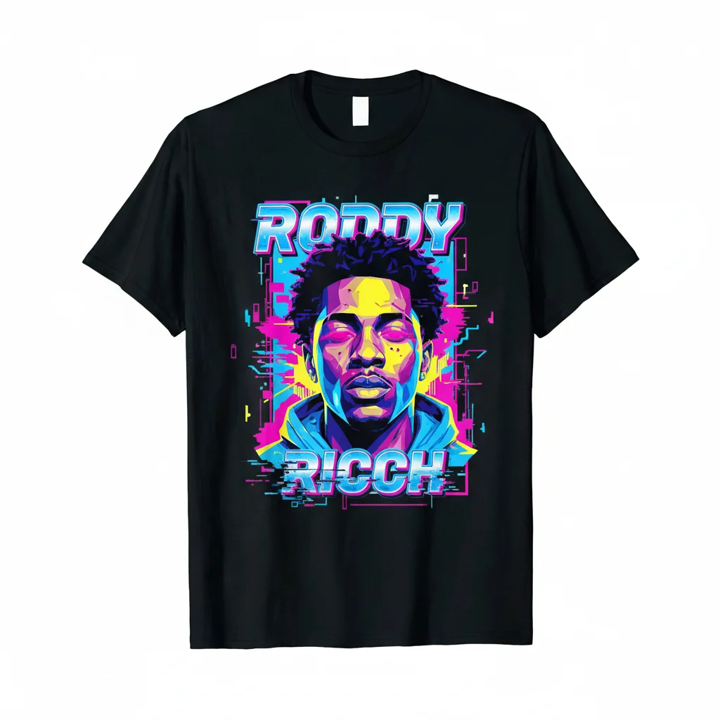 Roddy Ricch Graphic Essential T-Shirt – Premium 100% Cotton Tee