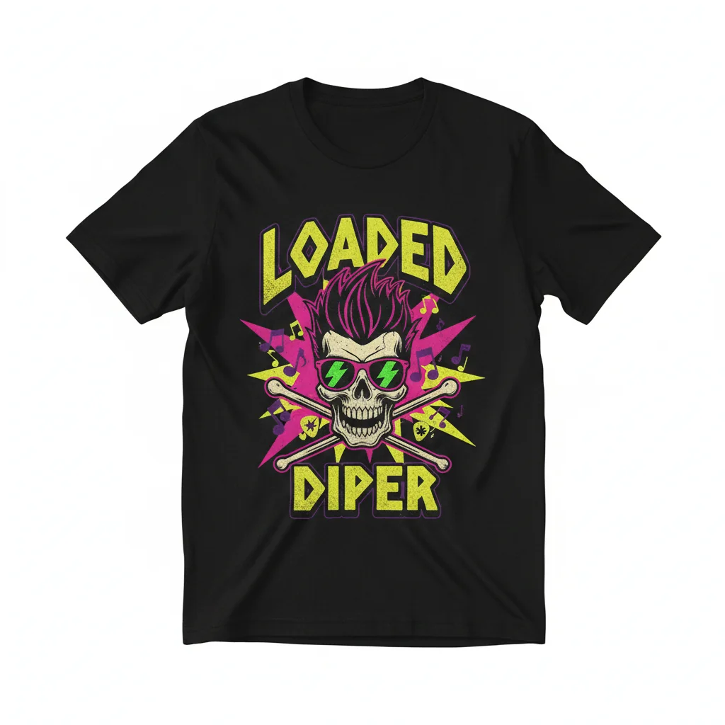 Rodrick Heffley: Loded Diper Essential T-Shirt – Duradero, Ajuste Perfecto, Colores Vibrantes