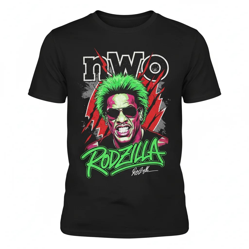 Rodzilla nWo Rodman Signature Tee