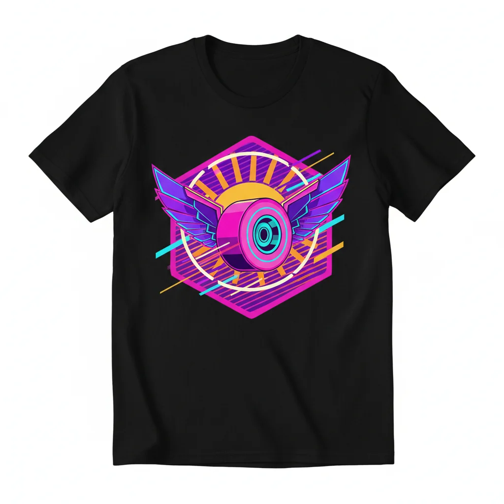 Soy Luna Skates Wheel Graphic Tee