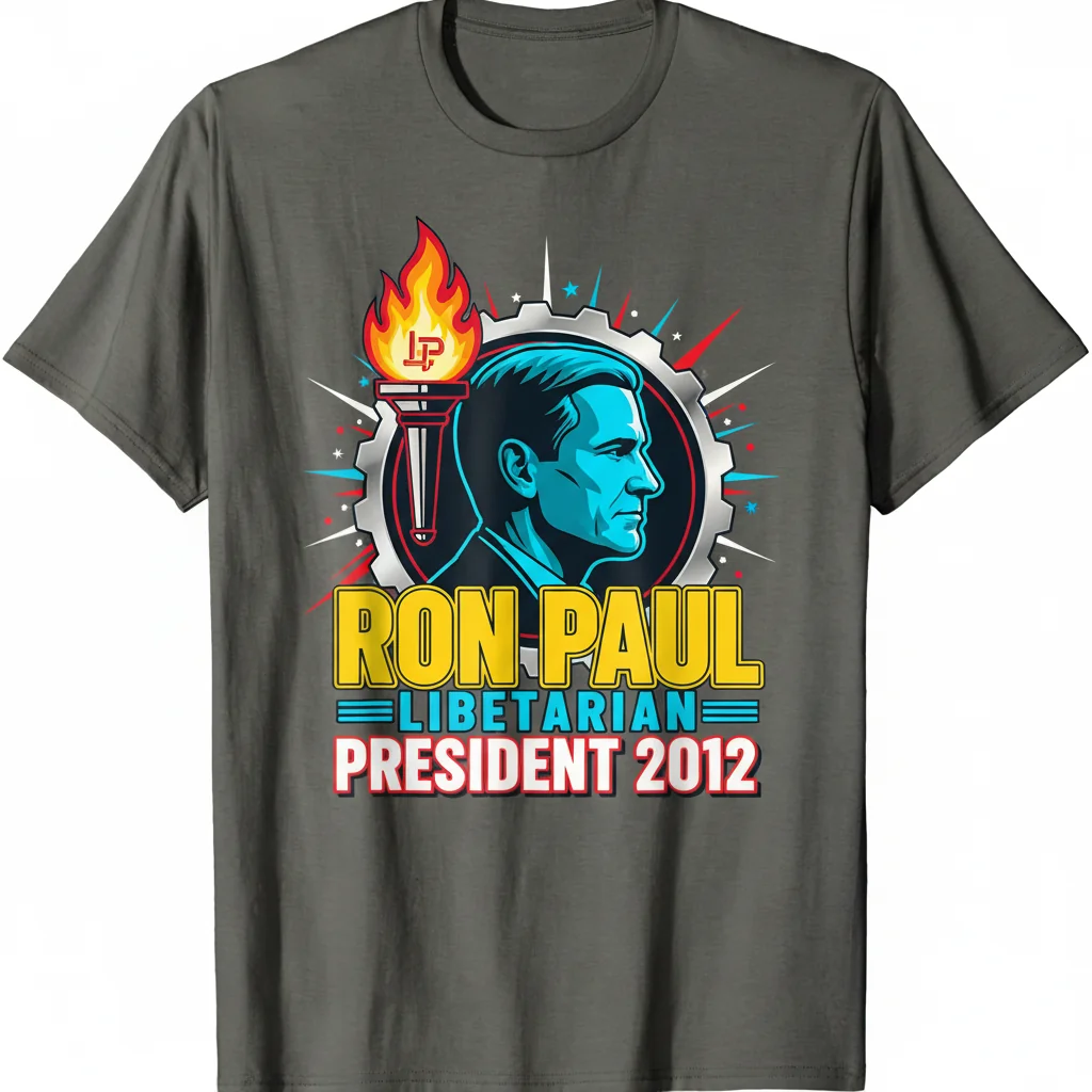 Ron Paul Libertarian for President T-Shirt - Official Campaign Apparel