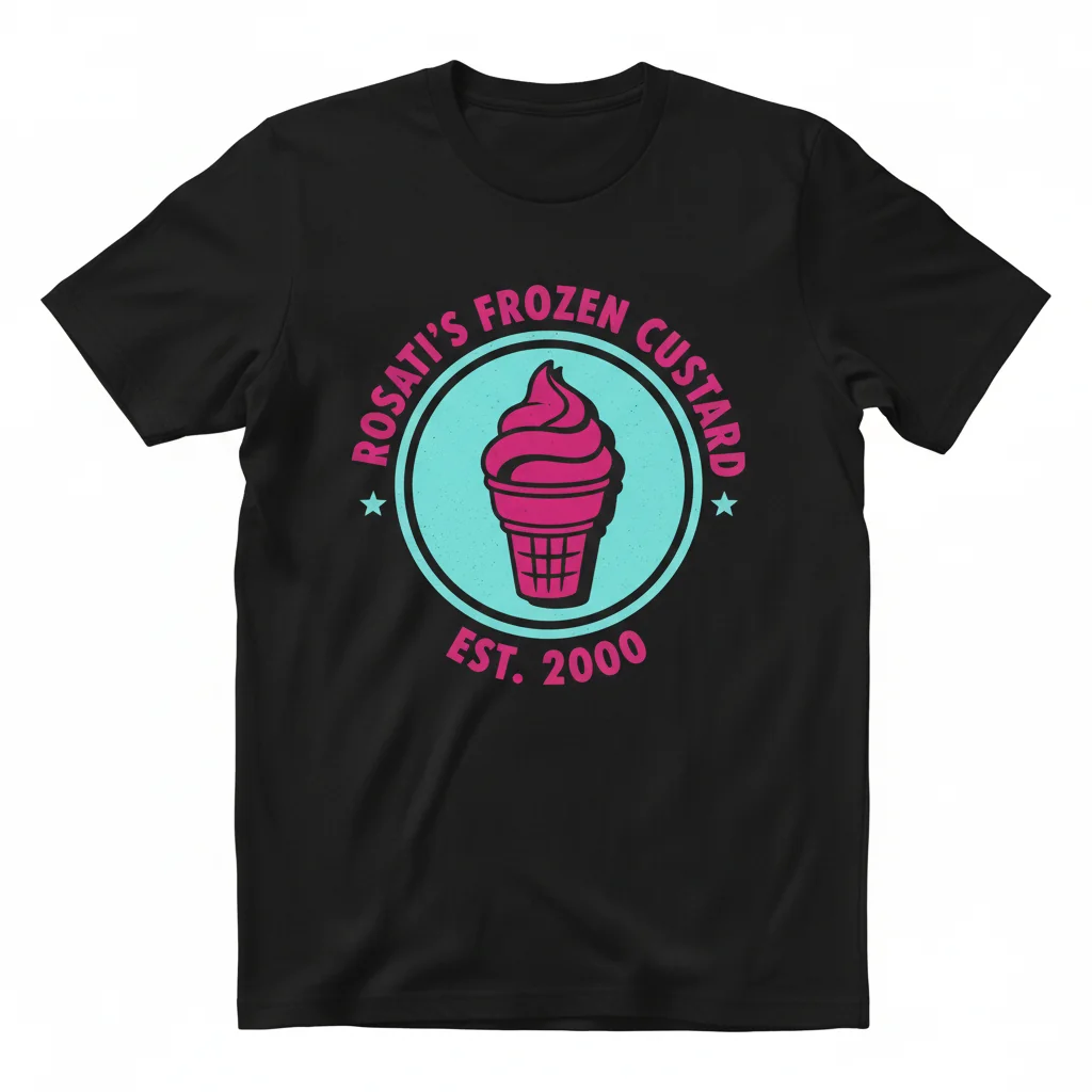 Rosati's Frozen Custard: The Iconic Circle Logo Premium Tee