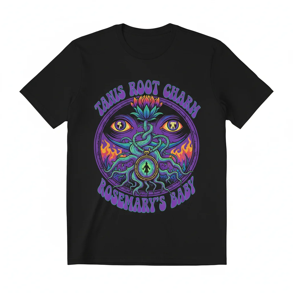 Rosemary's Baby Tannis Root Necklace: A Symbol of Mystery Essential Tee