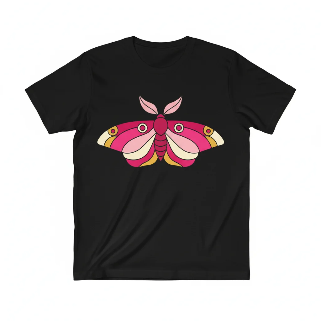 Rosesexual Pride Moth T-Shirt - Soft Cotton, Durable Print