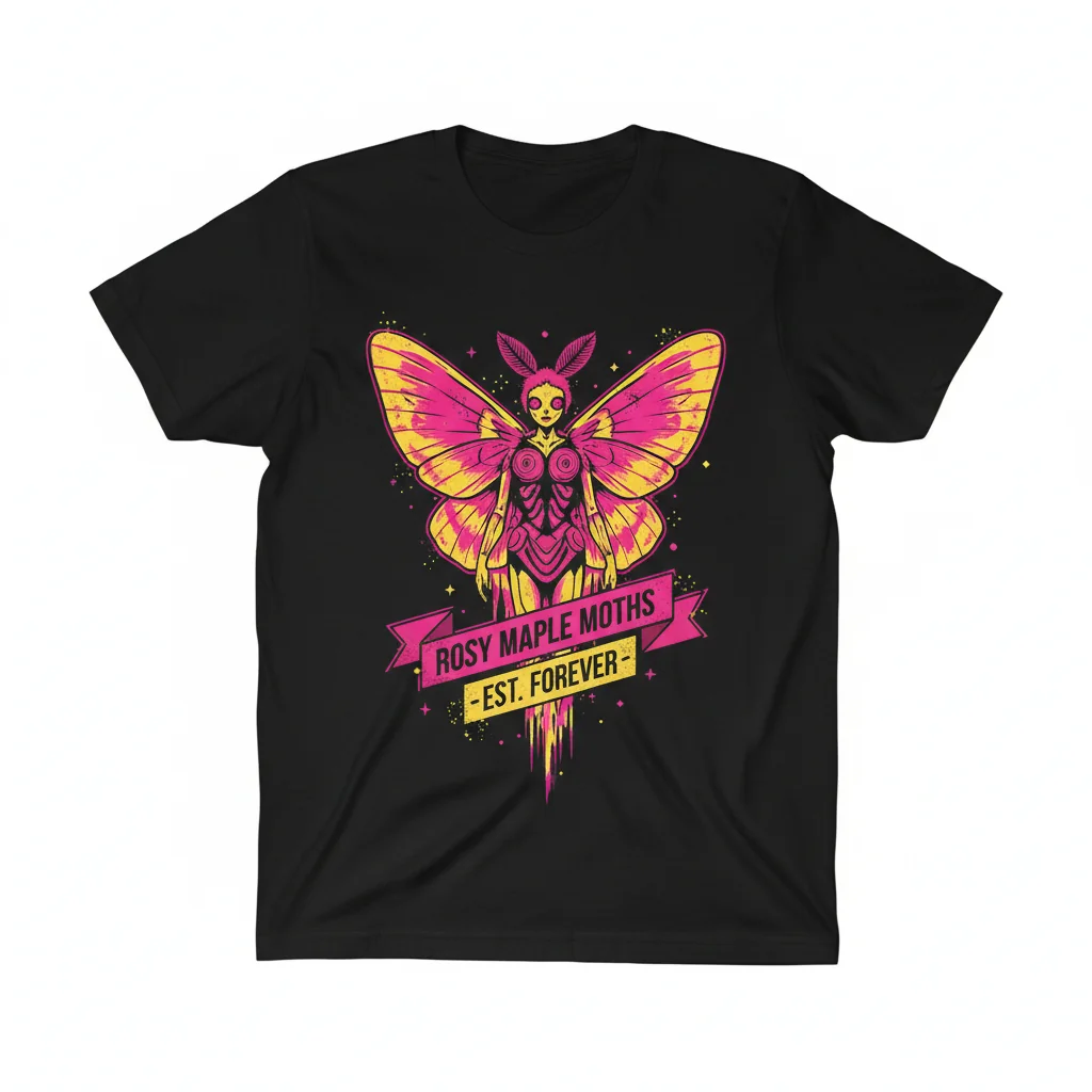 Rosy Maple Moth Tee