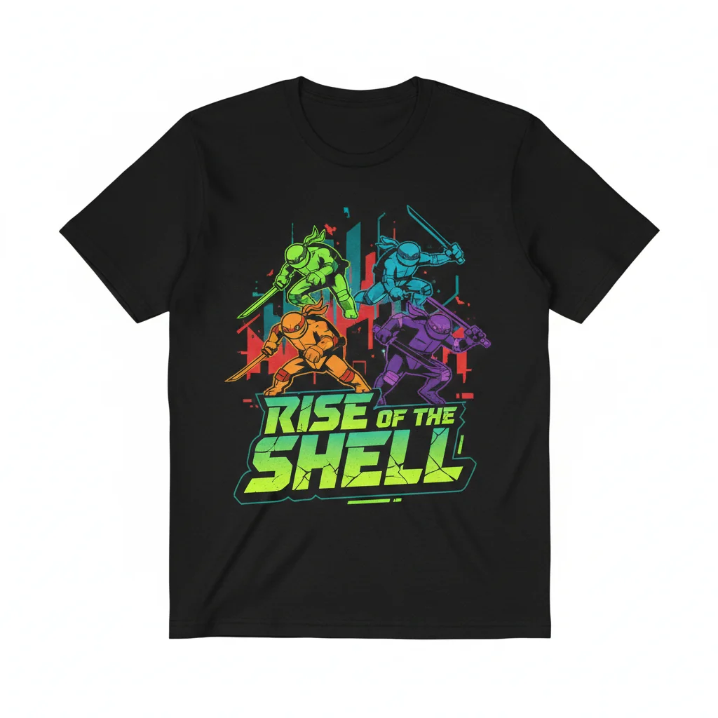 ROTTMNT Logo Essential T-Shirt - Official Rise of the TMNT Apparel