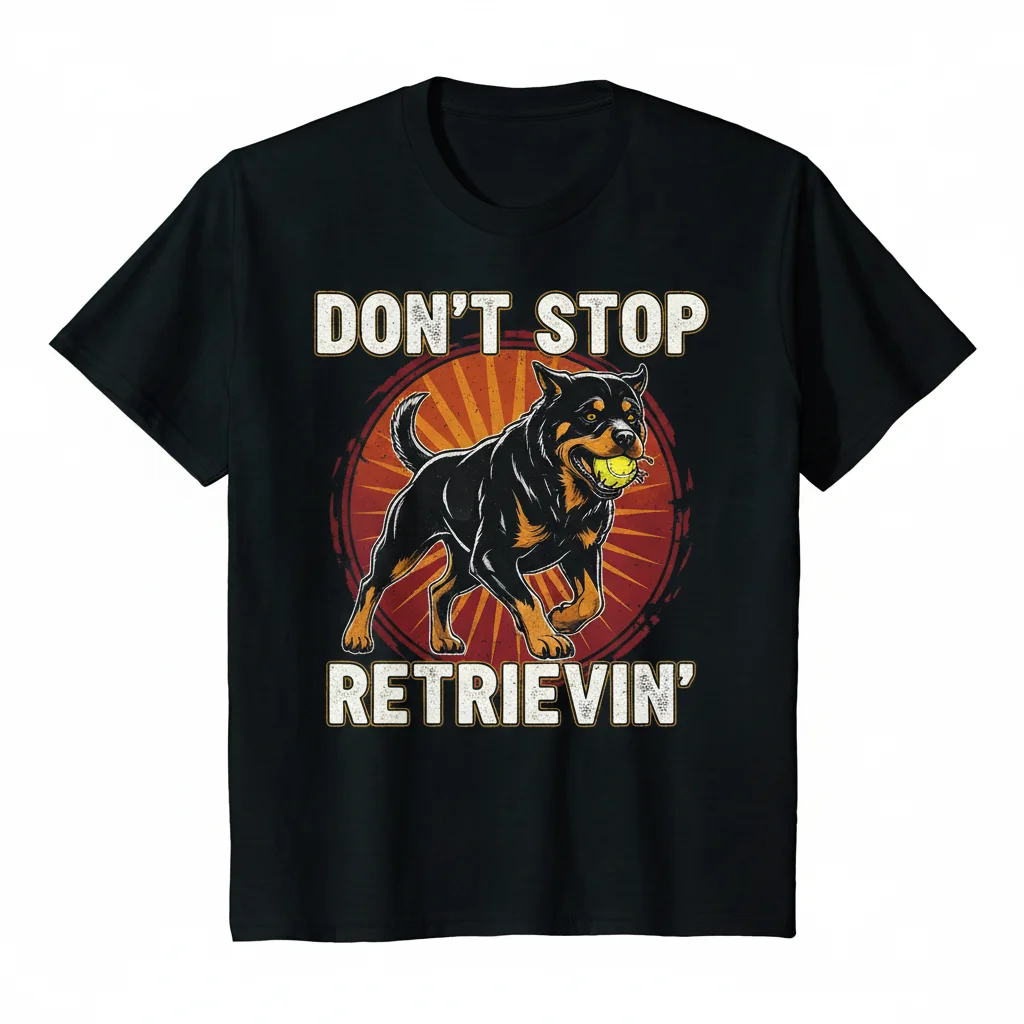 Rottweiler Retrievin' Dog Tee