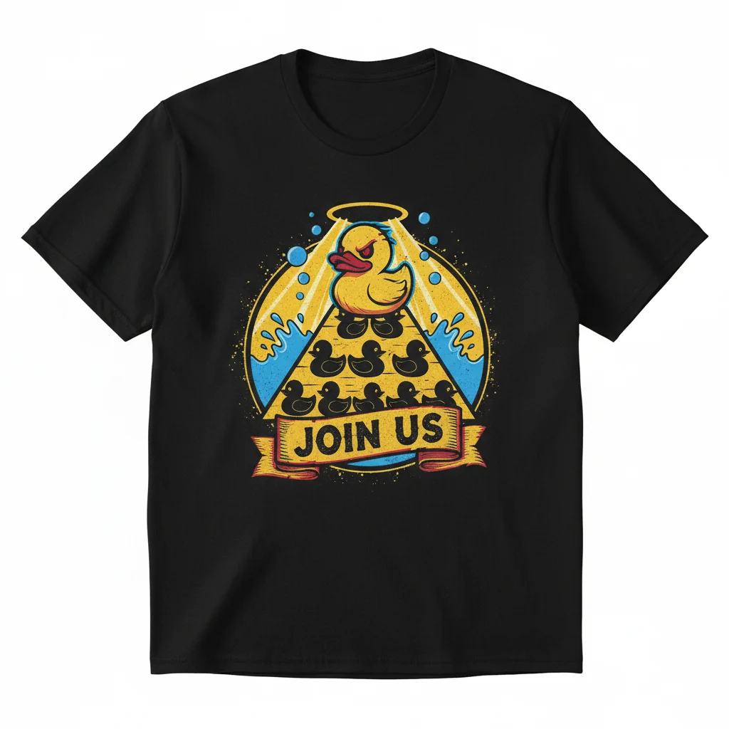 Rubber Duck Cult Essential T-Shirt - Premium Cotton Graphic Tee