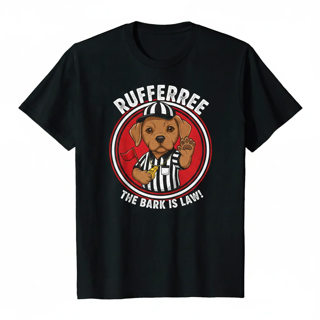 Rufferee Puppy Dog Referee Tee – Playful Style & Comfort