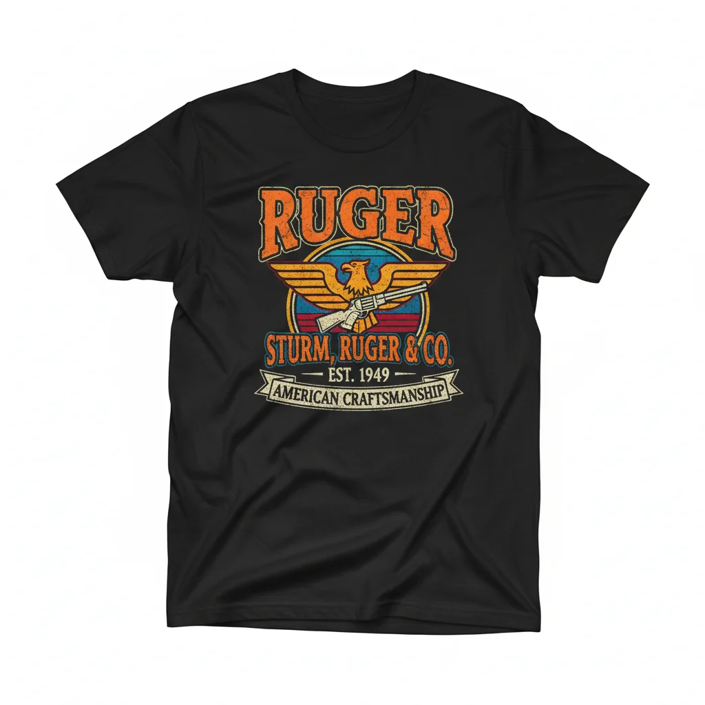 Ruger Sturm Ruger & Co. Est. 1949 Vintage T-Shirt – Classic Style