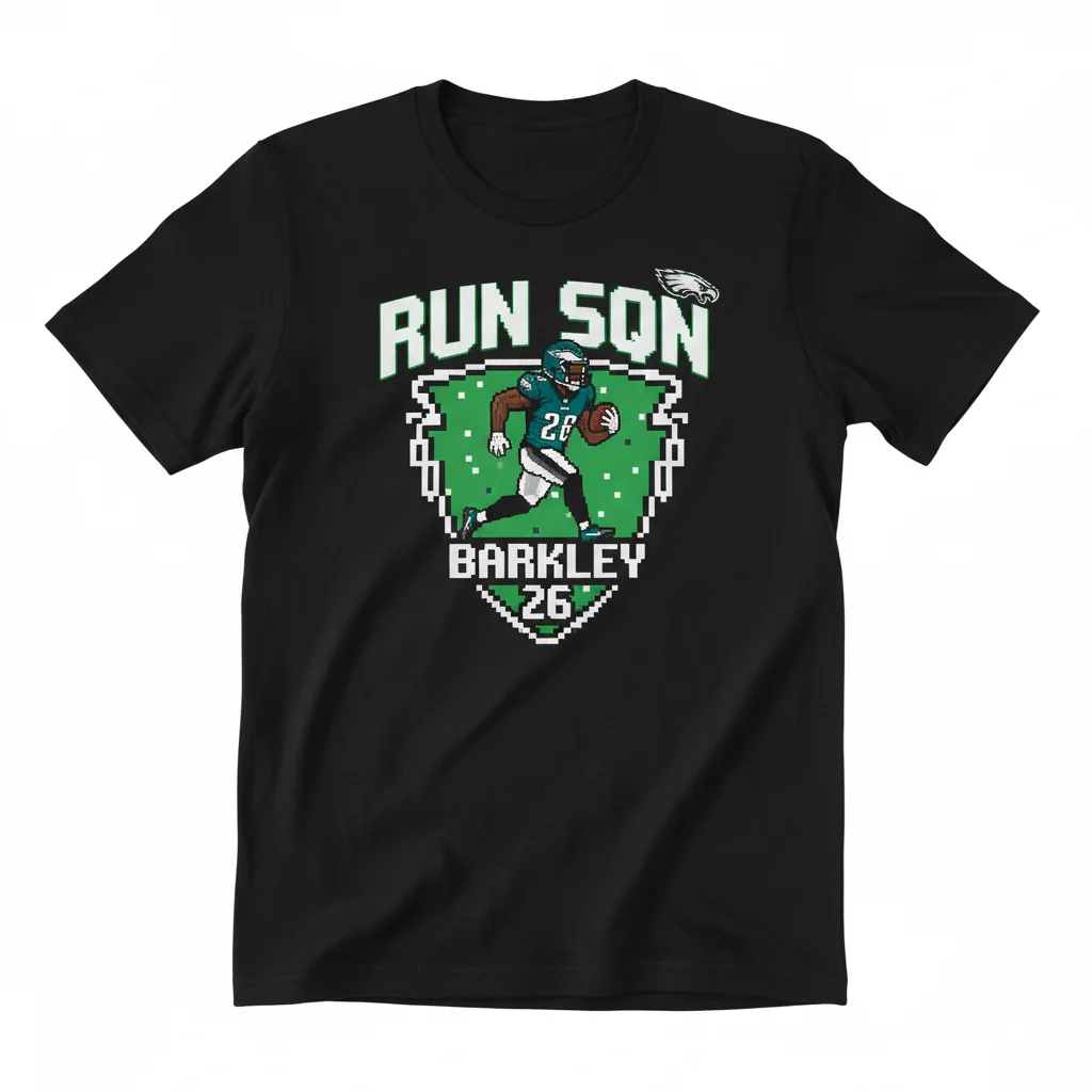 SAQUON BARKLEY 'RUN SQN' EAGLES Tee