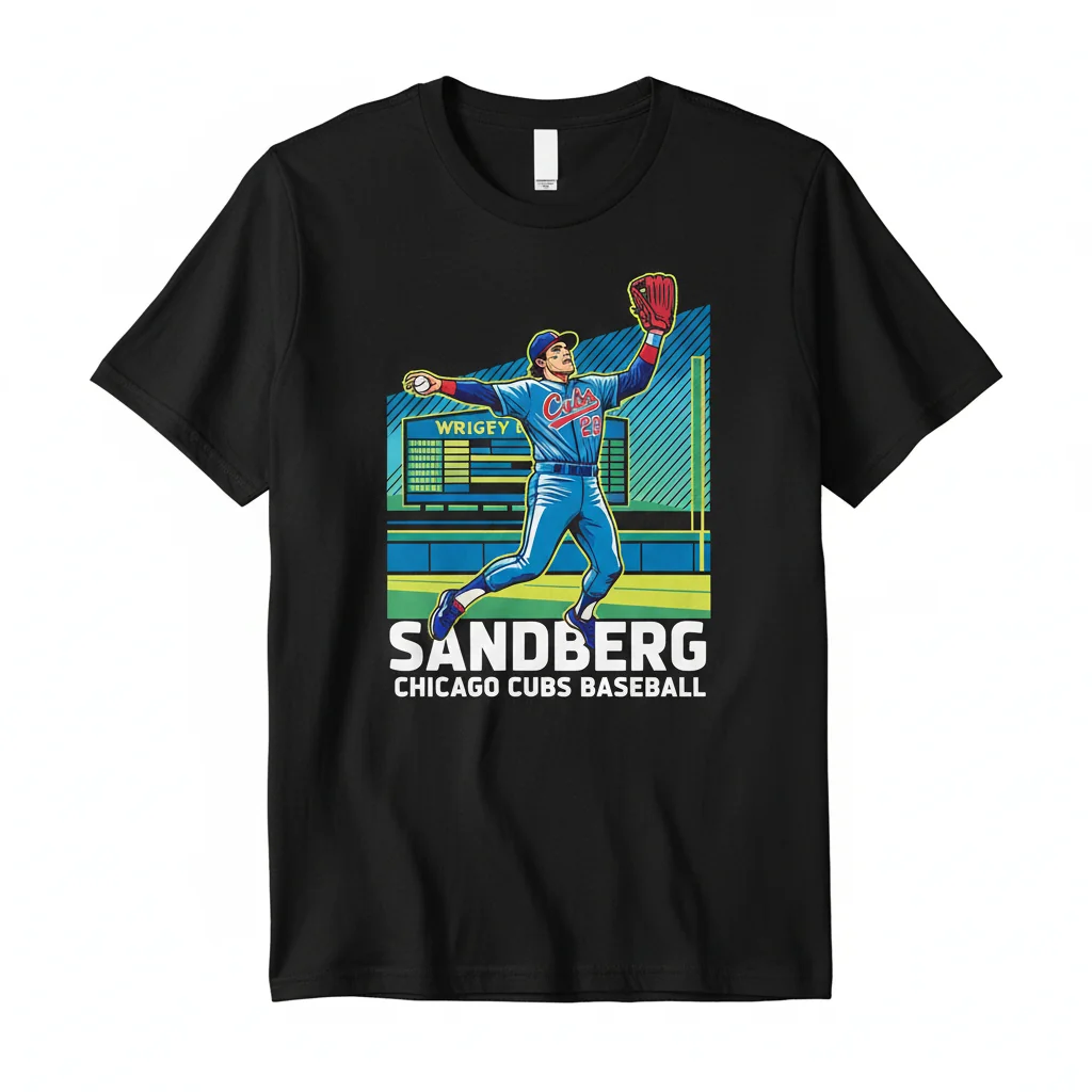 Ryne Sandberg Chicago Cubs Premium Collectible Poster - Fade-Resistant & Durable