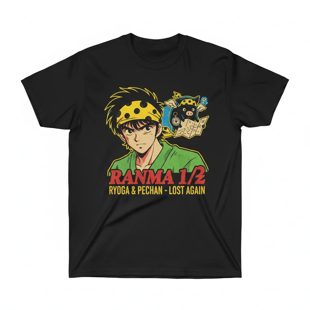 Ryoga & Pechan Ranma 1/2 Tee: Street Art Essential
