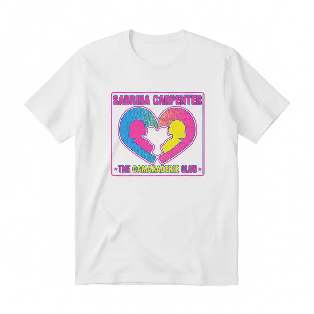 Sabrina Carpenter Camaradarie T-Shirt - Premium Cotton Merch