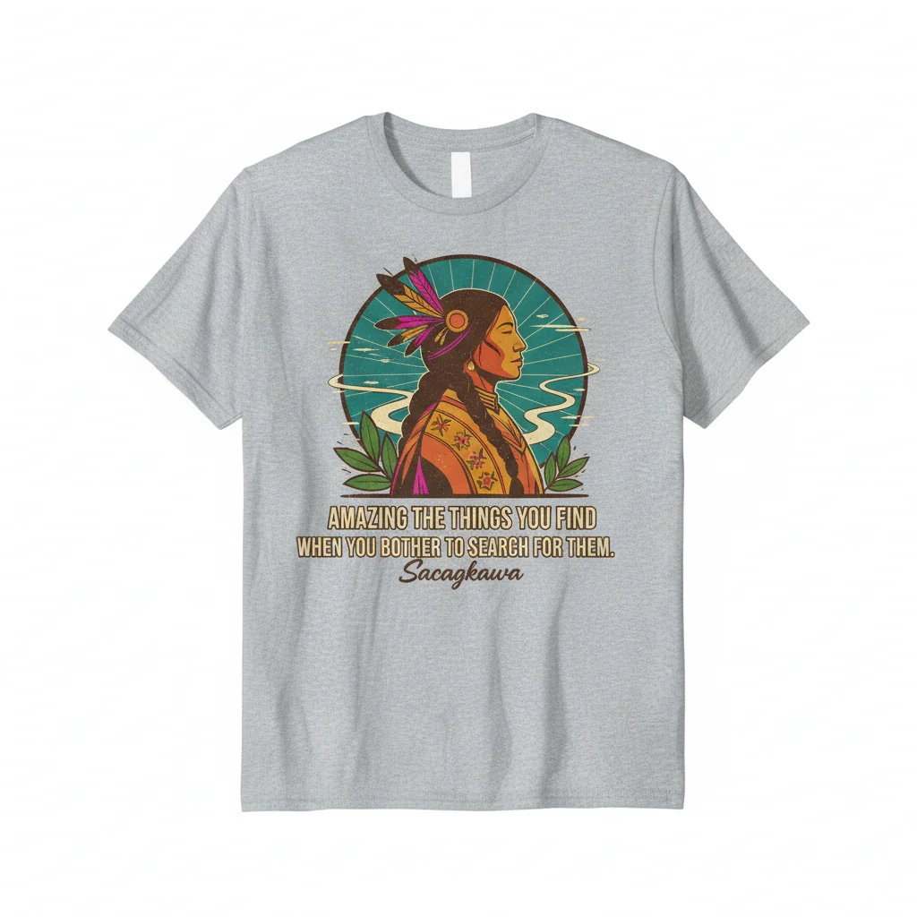 Sacagawea 'Amazing Things' Quote Essential T-Shirt - Inspirational History Tee