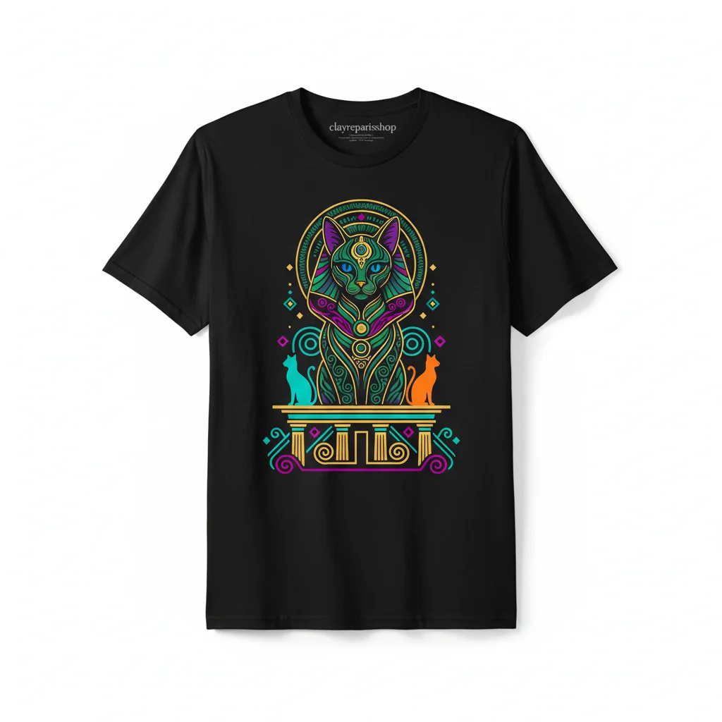 Sacred Cats of Bimania T-Shirt – Premium Ring-Spun Cotton Tee | Unique Feline Design