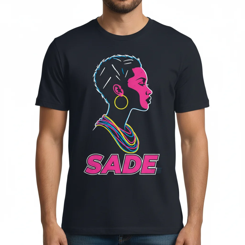 Sade Logo Essential T-Shirt – Premium Cotton, Retail Fit Tee