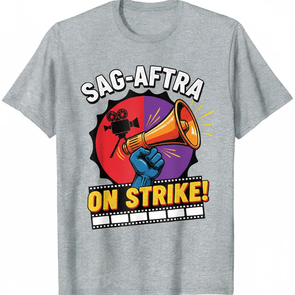 SAG-AFTRA On Strike: A Stand for Creative Voices T-Shirt