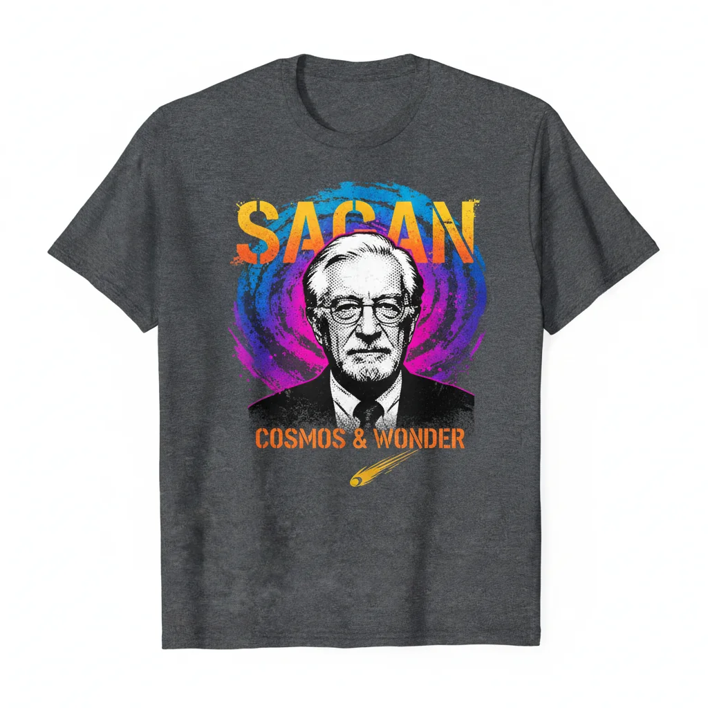 Sagan Essential Graphic T-Shirt | Unisex Cosmos Tee for Science Lovers