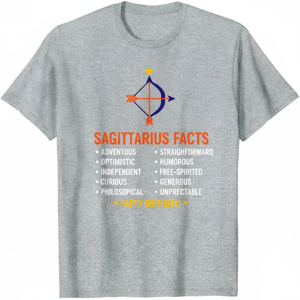 Sagittarius Facts Zodiac Birthday Funny Sagittarius Essential T-Shirt