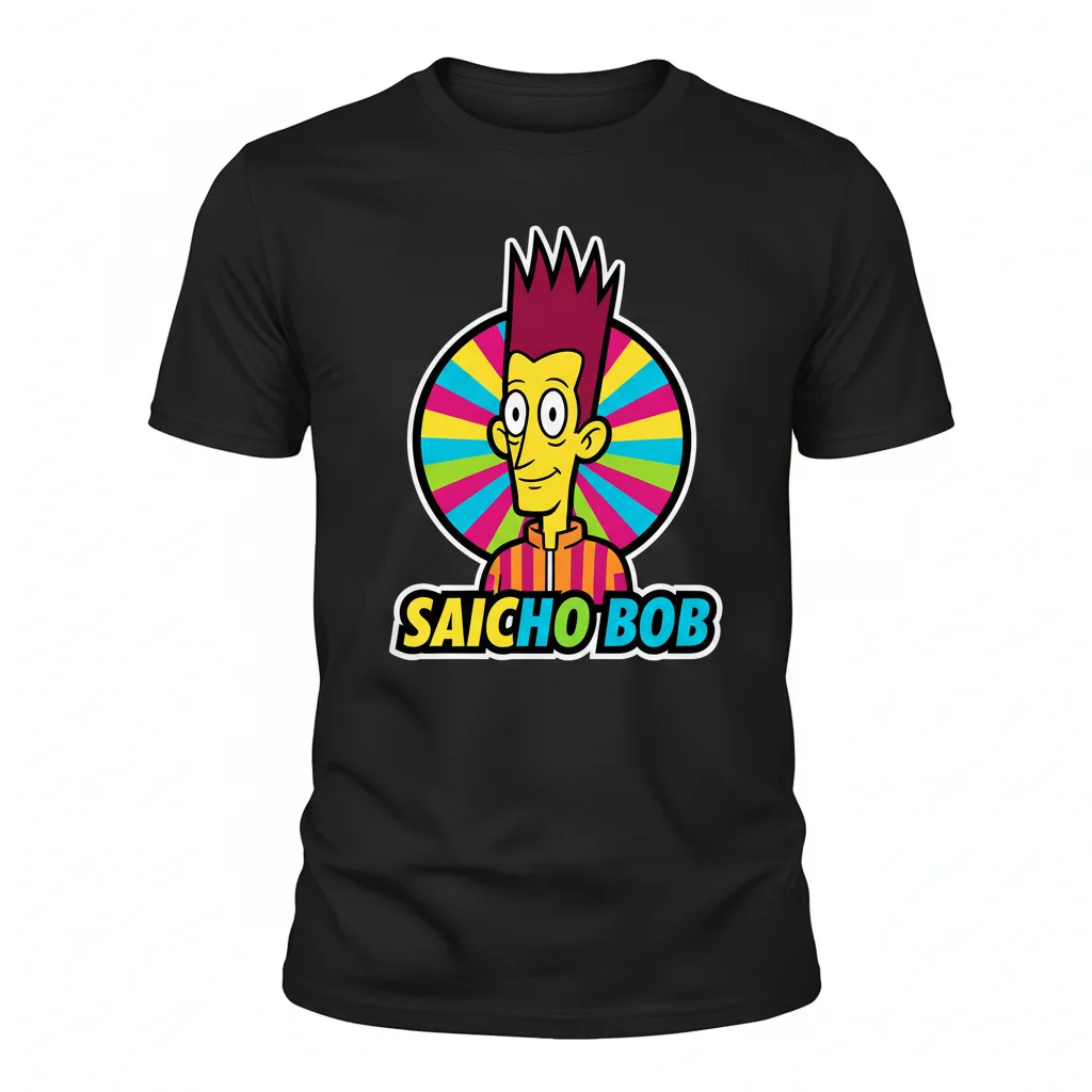 Saicho Bob Essential T-Shirt – Premium Cotton, Retail Fit Tee